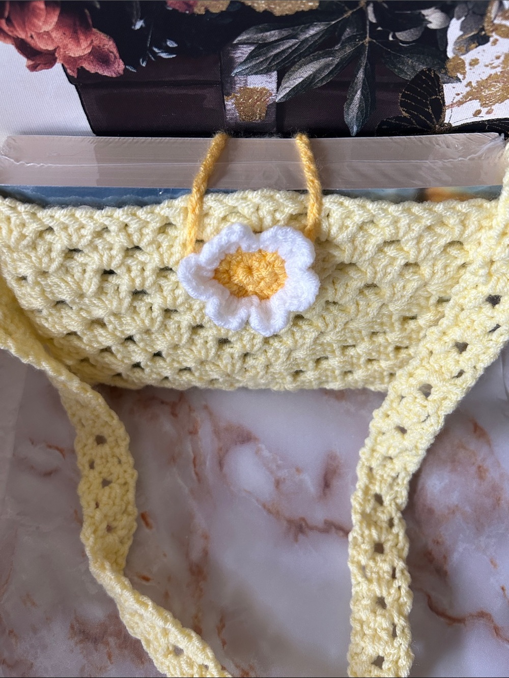 Book Sleeve Crossbody Bag
Hand-Crocheted - Picture 3 of 3